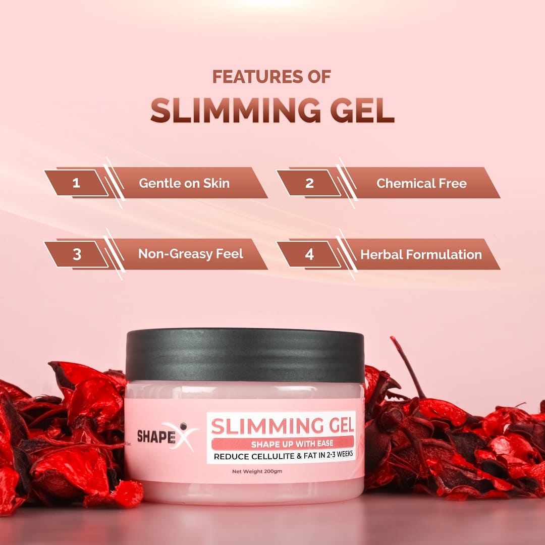 Slimming Gel | 100% Natural Plant Based Inch Loss Formula | 200 Gms