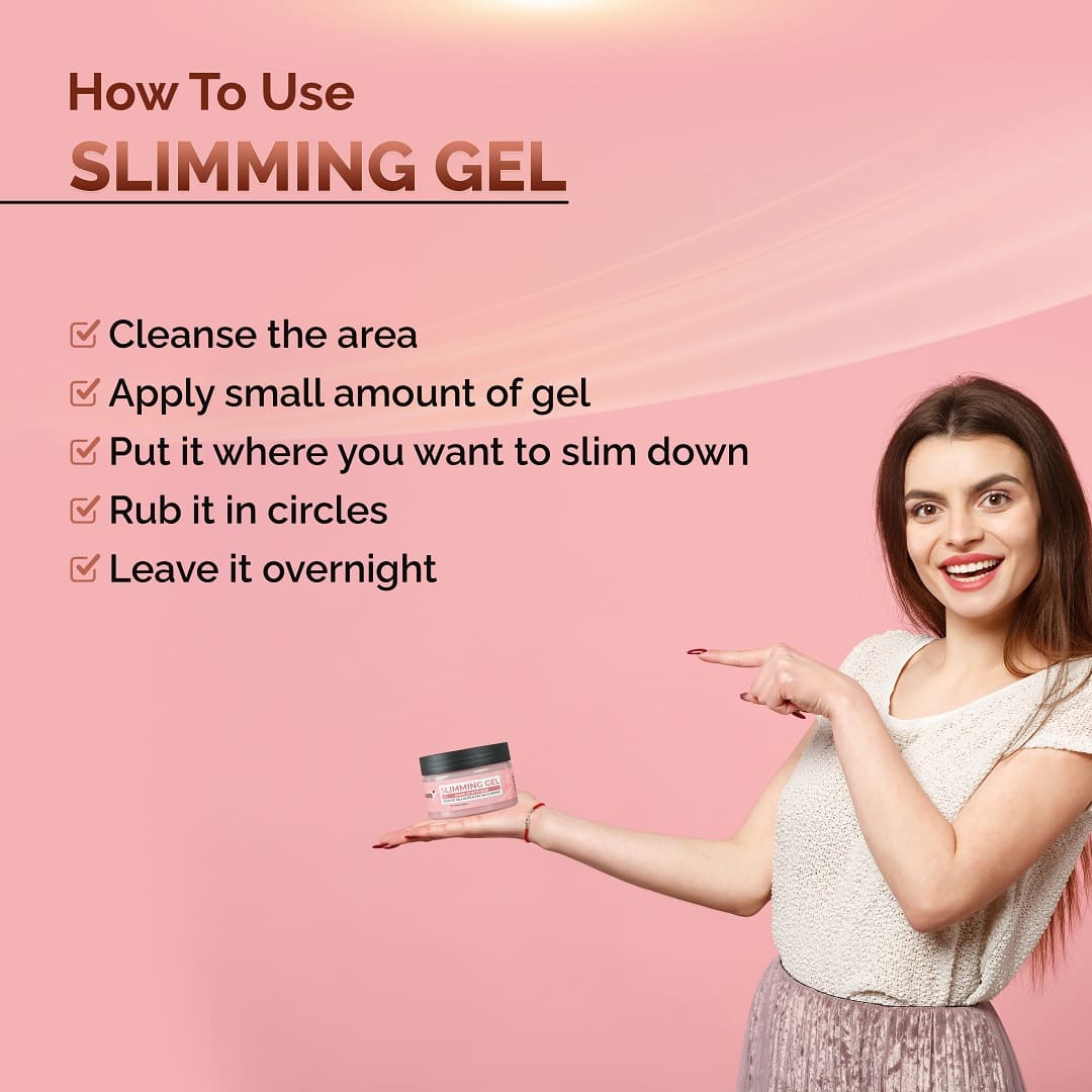 Slimming Gel | 100% Natural Plant Based Inch Loss Formula | 200 Gms