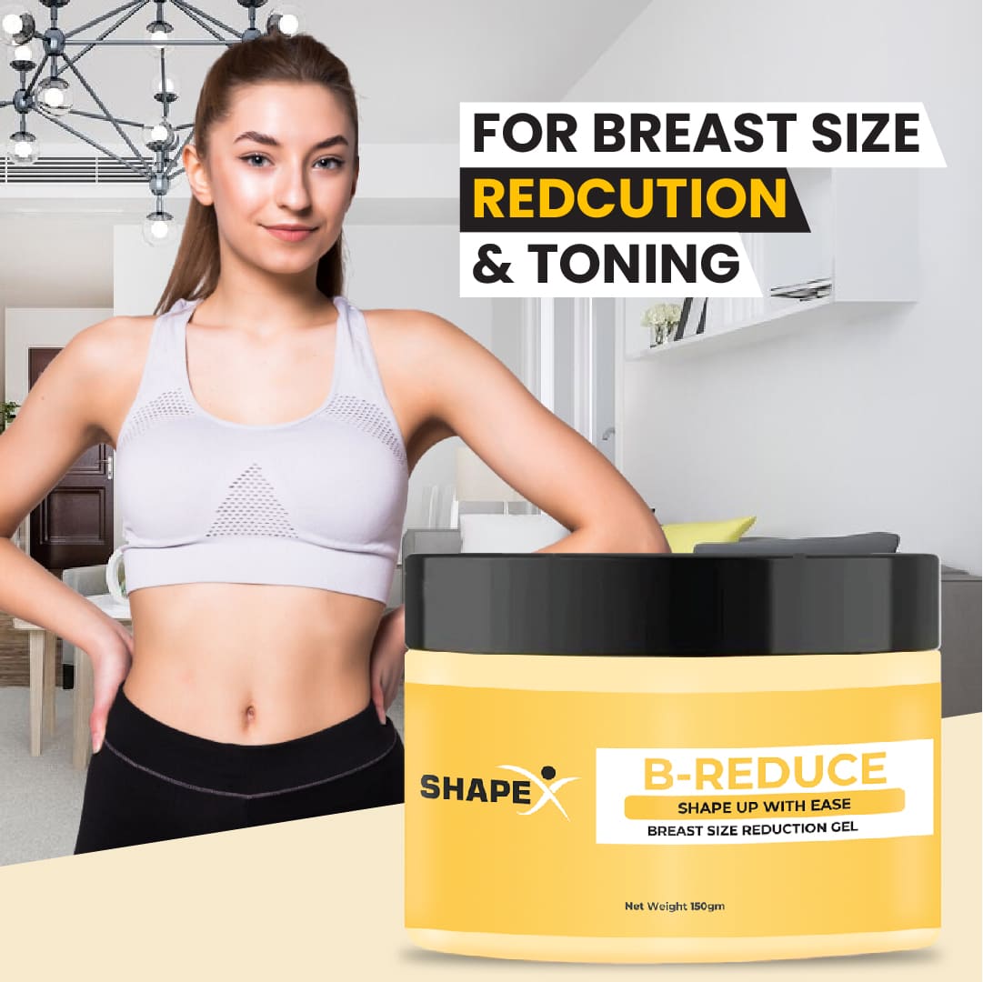Breast Size Reduction Gel | 100% Organic Plant Based Formula | 150 Gms